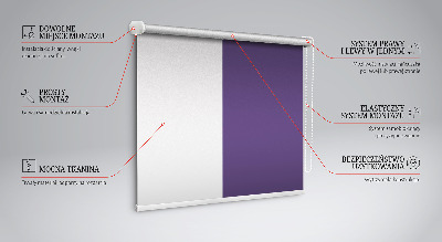 Fensterrollo innen Violett