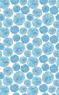 Rollo fenster Blaue Kreise aus Blütenblättern
