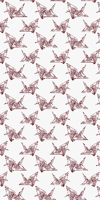 Fensterrollo Origami-Schwäne