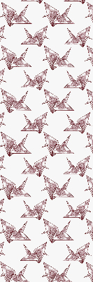 Fensterrollo Origami-Schwäne