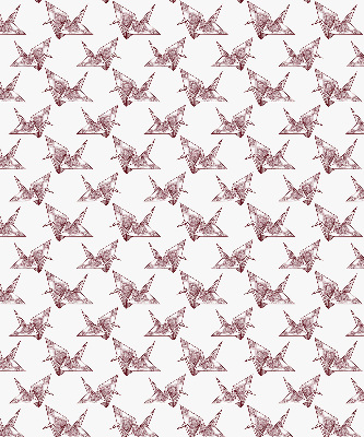 Fensterrollo Origami-Schwäne