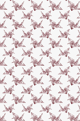 Fensterrollo Origami-Schwäne