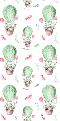Fenster rollo innen Grüne Luftballons