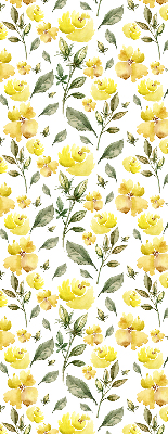 Rollo Gelbe Blumen