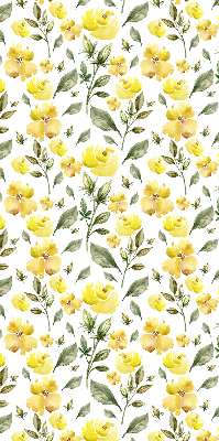 Rollo Gelbe Blumen