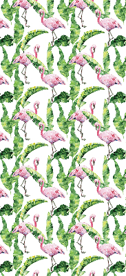 Rollo Flamingos auf den Blättern