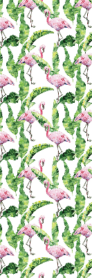 Rollo Flamingos auf den Blättern