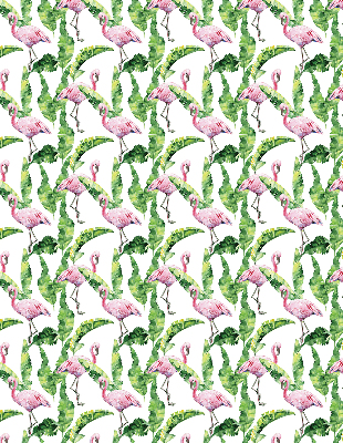 Rollo Flamingos auf den Blättern