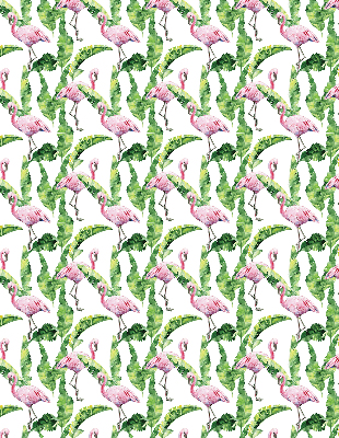 Rollo Flamingos auf den Blättern