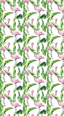 Rollo Flamingos auf den Blättern