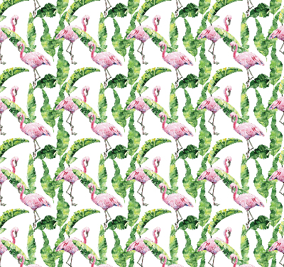 Rollo Flamingos auf den Blättern