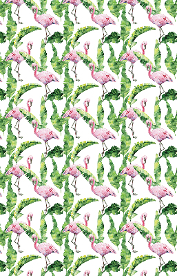 Rollo Flamingos auf den Blättern