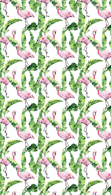 Rollo Flamingos auf den Blättern