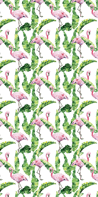 Rollo Flamingos auf den Blättern