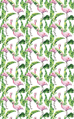 Rollo Flamingos auf den Blättern