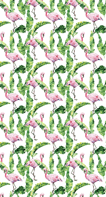 Rollo Flamingos auf den Blättern