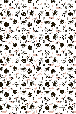 Rollo Flamingos und Blätter