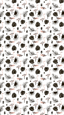 Rollo Flamingos und Blätter