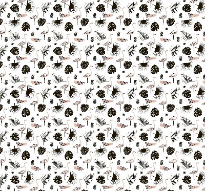 Rollo Flamingos und Blätter