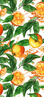 Rollo ohne bohren Orangen und Blätter