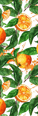 Rollo ohne bohren Orangen und Blätter