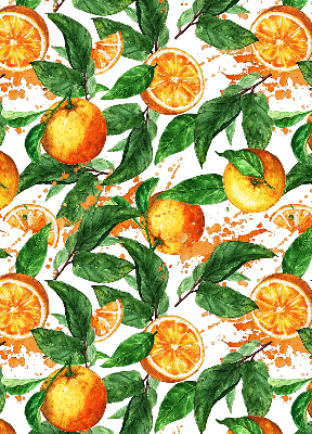 Rollo ohne bohren Orangen und Blätter