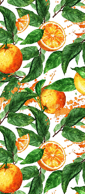 Rollo ohne bohren Orangen und Blätter