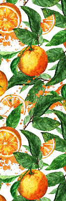 Rollo ohne bohren Orangen und Blätter