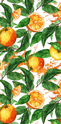 Rollo ohne bohren Orangen und Blätter
