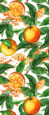 Rollo ohne bohren Orangen und Blätter