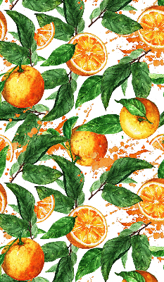 Rollo ohne bohren Orangen und Blätter