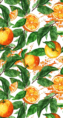 Rollo ohne bohren Orangen und Blätter