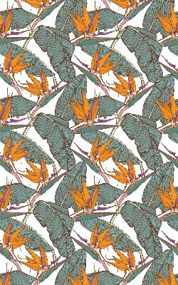 Verdunkelungsrollo Blumen und Blätter