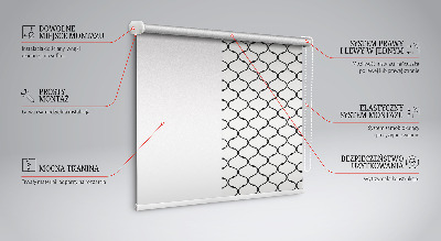 Fenster rollo innen Stacheldraht