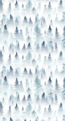 Verdunkelungsrollo Wald im Nebel