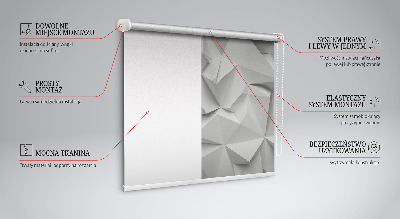 Verdunkelungsrollo 3D-Papierwand