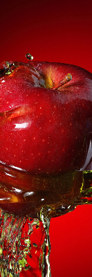 Rollo Apfel mit Wasser übergossen