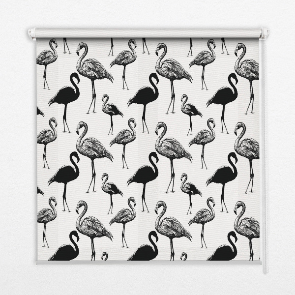 Rollo Schwarze Flamingos