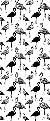 Rollo Schwarze Flamingos