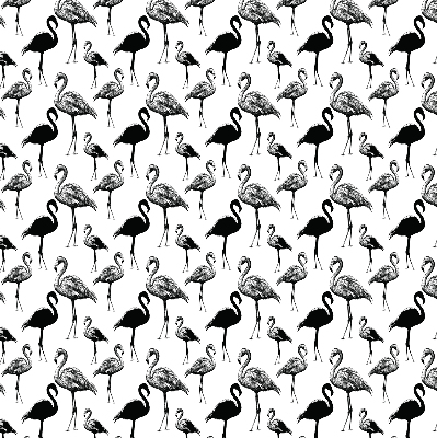 Rollo Schwarze Flamingos