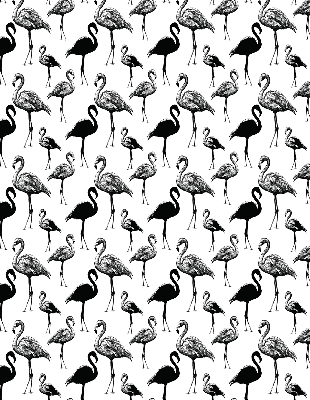 Rollo Schwarze Flamingos