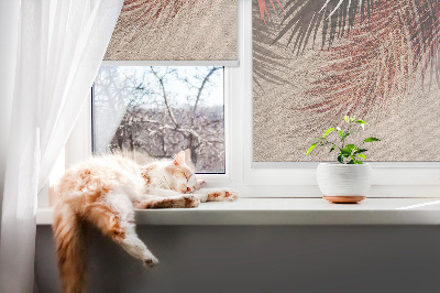 Fenster rollo innen Blätter