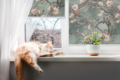 Verdunkelungsrollo Blumen auf dem Baum