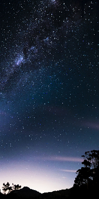 Fensterrollo Sternenklarer Himmel