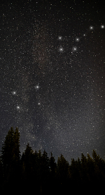 Verdunkelungsrollo Sterne im Himmel