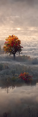 Rollo Bäume im Nebel