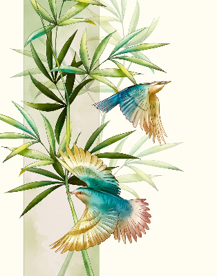 Rollo Vögel in den Blättern