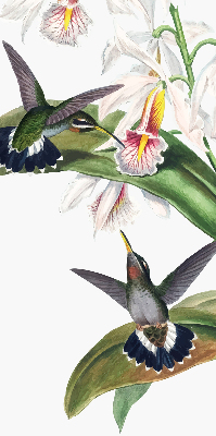 Rollo Vögel auf einer Blume