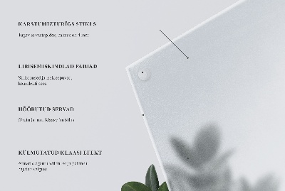 Runde halbtransparente Glastischplatte