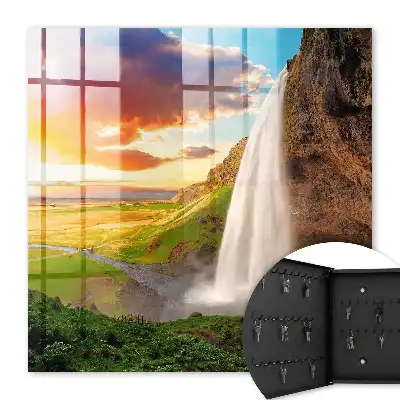 Eine atemberaubende Landschaft mit viel Grün im Hintergrund